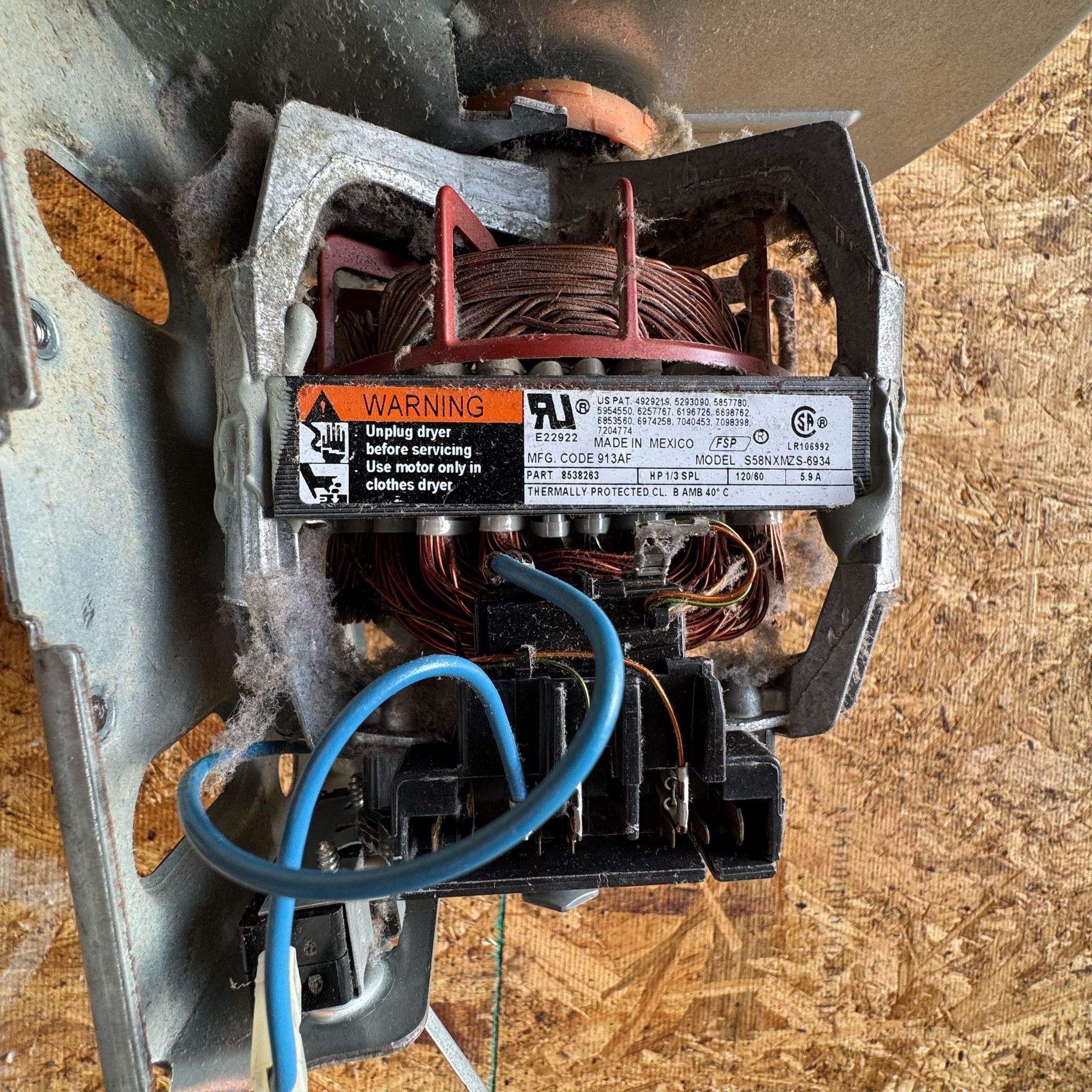 Whirlpool Dryer Drive Motor 8538263 Whirlpool Dryer Drive Motor 8538263